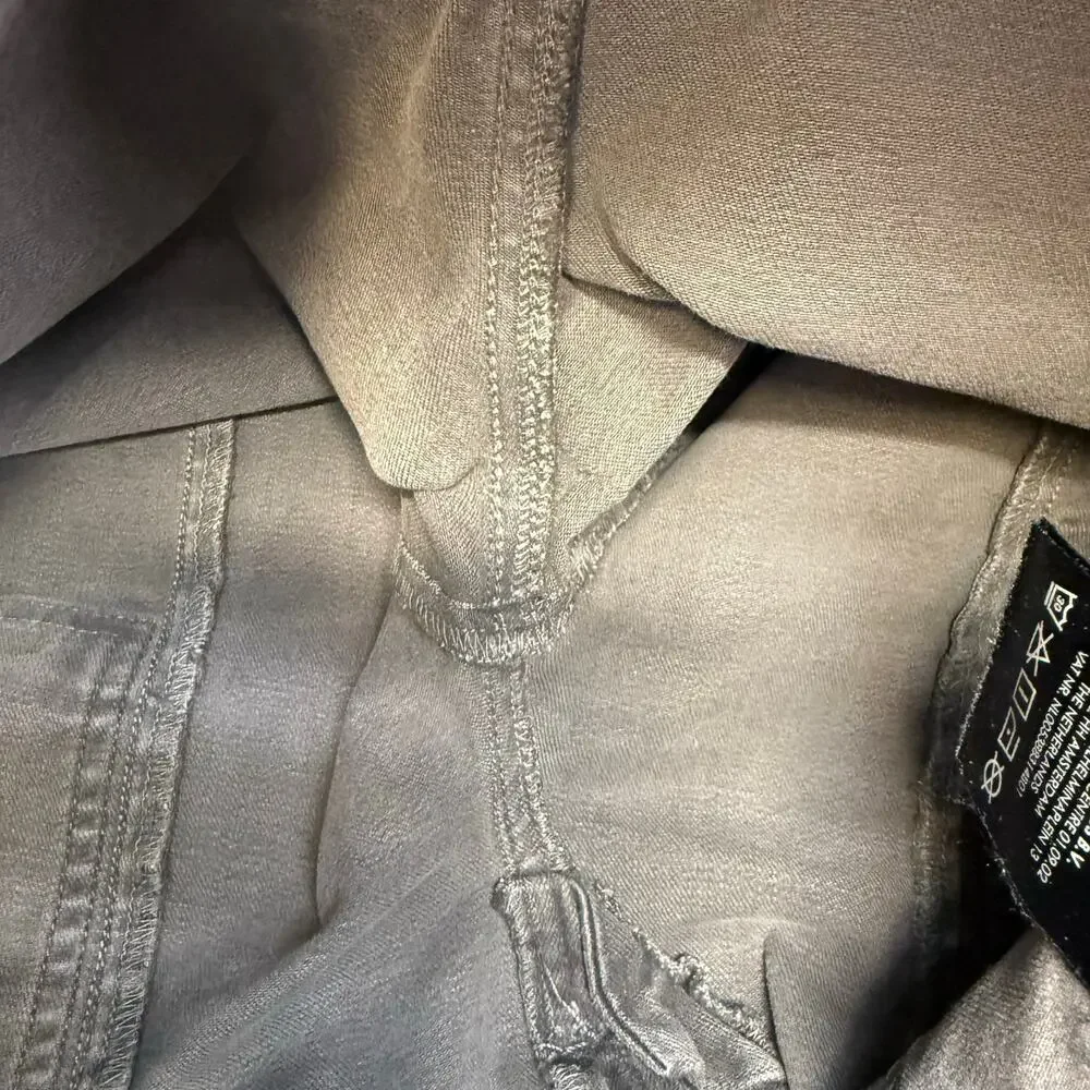 Liverpool Cargo Jeans Women's 8/29 Olive Green The Ankle Cargo Skinny Preppy - Picture 9 of 16